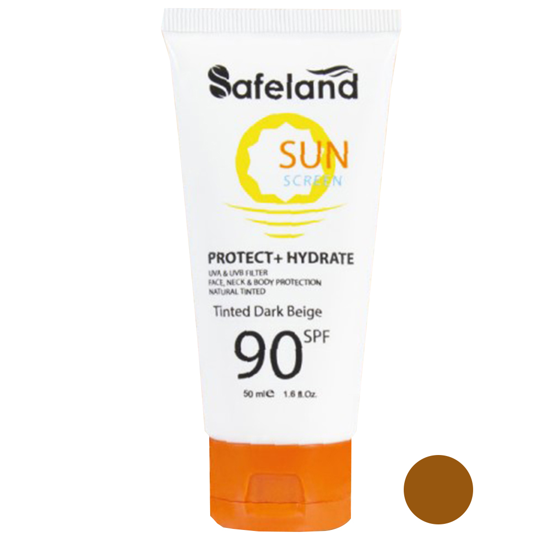 کرم ضد آفتاب سیفلند مدل 90 tinted حجم 50 میلی لیتر